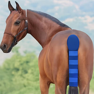 Couvre-queue de cheval personnalisé avec franges et pompons pour l'entretien et la protection - Product Image 1