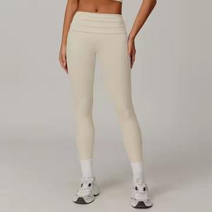 Último diseño de las mujeres Leggings Mujeres Gimnasio Leggings ajustados de cintura alta Push Up Fitness Running Leggings - Product Image 6