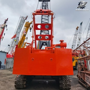 Grue sur chenilles hydraulique HitachiKH100 d'occasion, 30 tonnes, flèche en treillis de 34 m, marque japonaise d'origine, faible nombre d'heures, certifiée CE - Product Image 4