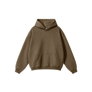 Venta al por mayor 420gsm 100% Algodón Oversized Drop Shoulder Heavyweight Fleece Hoodies Bordado Impresión digital Otoño Perfect Match - Product Image 5