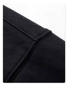 2024 automne et hiver nouveau 450g trou coupé Double extrémité fermeture éclair sweat à capuche ample décontracté à la mode à capuche - Product Image 4