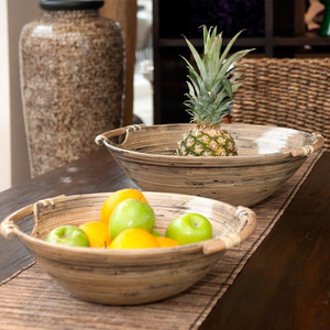 ชามสลัดผลไม้ทำจากไม้ไผ่ธรรมชาติใช้ในครัวชามสลัดผลไม้จากเวียดนาม - Product Image 6