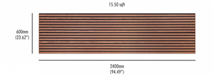Decorative Wood Slat Acoustic Panel High NRC <strong>Sound</strong> <strong>Diffuser</strong> for Wall Ceiling - Product Image 5