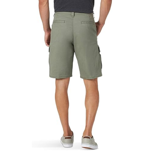 Pantalones cortos cargo grises ligeros para hombre, tela de algodón, ajuste informal, bolsillo lateral, pantalones cortos de verano para hombre - Product Image 2