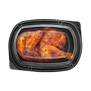 Tapa UCPP de alta claridad sin BPA para contenedores de PP para microondas resistente al calor resistente a fugas comida Pizza hamburguesa patatas fritas - Product Image 3