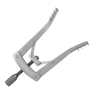 6 Pcs Instrument Chirurgical Alm Retractor 7cm Propagation 7.5cm 8 Prongs .32cm Manuel En Acier Inoxydable - Product Image 5