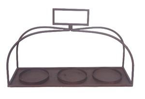 Antique Rust Iron Christmas <b>Star</b> <b>Candle</b> <b>Holders</b> Home Holiday Party Wedding Decorative Stand for Christmas Decorations - Product Image 3