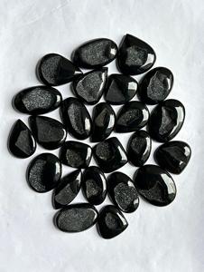 Piedra preciosa de cristal Natural suelta Druzy de ónix negro Diseño de alta demanda para joyería curativa y decoración del hogar - Product Image 2