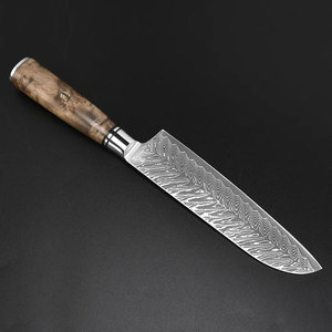 Venta al por mayor personalizado 100% material de alta calidad hecho cuchillo de Chef de acero de Damasco mejor precio de venta mejor cuchillo de Chef de acero de Damasco - Product Image 2