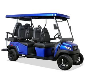 รถกอล์ฟไฟฟ้า 6 ที่นั่ง ใช้พลังงานลิเธียมไอออน สำหรับสถานที่ท่องเที่ยว รีสอร์ท และมหาวิทยาลัย ขับขี่นุ่มนวล ระยะทางวิ่งไกล - Product Image 4