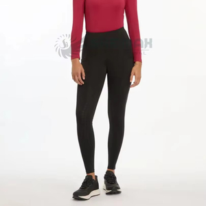 women horse riding breeches slim fit flattering look with <b>knee</b> <b>patch</b> grip and stretch fabric for professional equestrian wear - Product Image 1