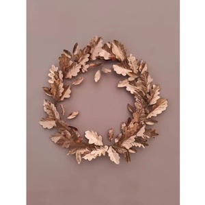 Home Decor Iron Hanging Designer <b>Christmas</b> Metal <b>Wreath</b> for <b>Christmas</b> Holiday Wedding Decoration Usage in Wholesaler - Product Image 5