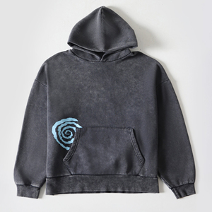 Sudadera con capucha para hombre de gran tamaño con material acogedor de color liso y ajuste relajado, perfecta para los amantes de la ropa de calle y el clima frío - Product Image 1