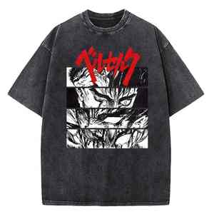 T-shirt pour homme sur mesure coupe ample épaules tombantes confortable Streetwear quotidien avec tissu 100% coton - Product Image 2