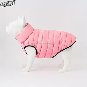 Hexa Pro, новейшая модель | Светло-розовая и серая Двусторонняя одежда для домашних животных, пуховик для собак и кошек