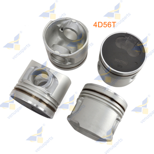 Set Piston Mesin MD377962 MD377965 dengan Pin & Klip, Cocok untuk Mesin Mitsubishi Fuso 4D56T - Product Image 1