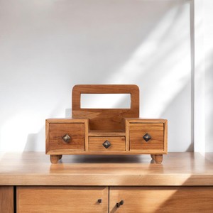 Espejo de tocador cuadrado moderno MOMO pequeña belleza de madera esencial para la decoración elegante del hogar o dormitorio para maquillaje y joyería - Product Image 1