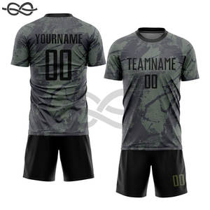 Camiseta de fútbol personalizada transpirable de secado rápido para hombre al por mayor camiseta de fútbol antigua vintage personalizada Francia, camisetas de fútbol - Product Image 5