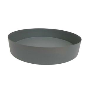 Bol de service rond en fer couleur noir mat bol à salade et à fruits de style américain de grande taille pour vaisselle faite à la main - Product Image 4