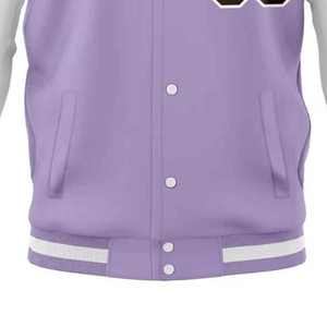 Chaqueta Universitaria de Satén OEM con Cierre de Botones a Presión, Chaqueta Universitaria de Alta Gama, Fabricante de Bordados Personalizados - Product Image 6