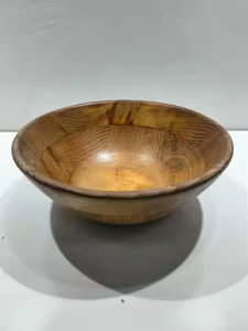 Cuenco de madera de primera calidad para servir ensaladas, aperitivos o postres en un estilo rústico y natural de glowin fashion - Product Image 4