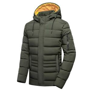 Manteaux rembourrés de grande taille pour hommes, veste à capuche à bulles, veste d'hiver chaude pour hommes - Product Image 1