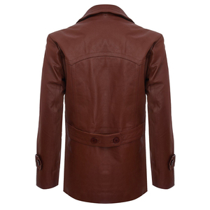 แจ็กเก็ตหนังแท้สำหรับผู้ชายแขนยาวดีไซน์ใหม่ล่าสุด - Product Image 3