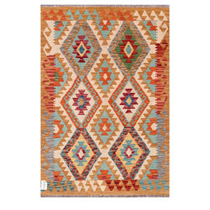 Alfombra Imaco Maimana Afganistán, Alfombra Kilim de 152 x 105 cm, Juego de Alfombras Tradicionales - Product Image 1