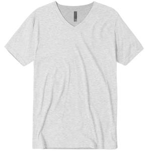 T-shirts NEXT LEVEL à col en V en tissu tri-mélange - Product Image 3