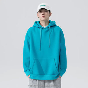 Pulls à capuche personnalisés pour hommes et femmes Sweatshirts en molleton vierge avec impression de logo brodé en polyester lourd motif 3D - Product Image 2