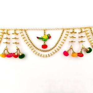 Divyakosh Élégant 37 Pouces Torans Traditionnel Bandhanwar Taille Diwali Inspiré Décorations Murales pour Porte d'Entrée de Maison Suspendue - Product Image 2