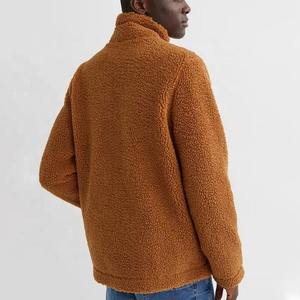 Vestes en polaire chaude, manteaux en fausse fourrure, manteaux Teddy surdimensionnés d'hiver, vêtements d'extérieur à fermeture éclair, veste pour homme - Product Image 2