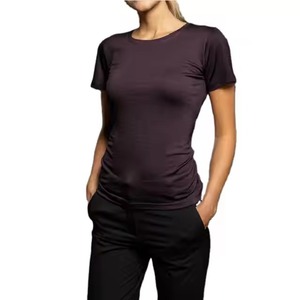 T-shirt à manches courtes respirant en coton biologique/bambou pour homme, écologique, unisexe, impression photo, coupe classique, vente en gros - Product Image 2