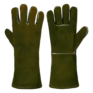 ถุงมืองานเชื่อมหนังวัวแบบแยกส่วนสำหรับใช้งานหนักเสื้อผ้านิรภัยแบบสะท้อนแสงสำหรับใช้ในอุตสาหกรรม - Product Image 2