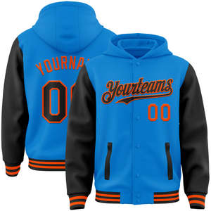 Fabricants pour les vêtements de douane Varsity Hoodie Jacket Men Pullover Jacket, Veste de sport pour hommes - Product Image 3