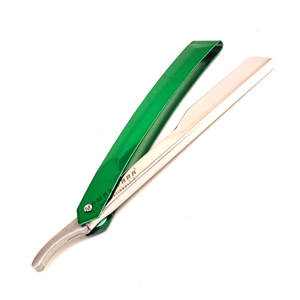 Navajas de Afeitar Rectas con Hoja Reemplazable, Herramienta Profesional de Barbería para Hombres, Afeitado Clásico en Húmedo, Soporte de Acero Inoxidable - Product Image 1