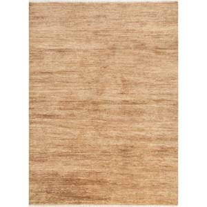 Tapis en laine noués à la main de grande surface, motif puzzle rectangulaire beige et marron, couleur unie pour la maison et les couloirs - PKWL-996 pour adolescents - Product Image 1