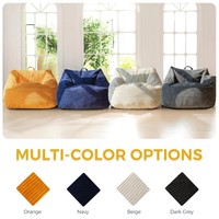 Sillón Puff Moderno YOBO con Asa y Funda Extraíble para Adolescentes, Sala de Estar, Juegos, Lectura y Relajación
