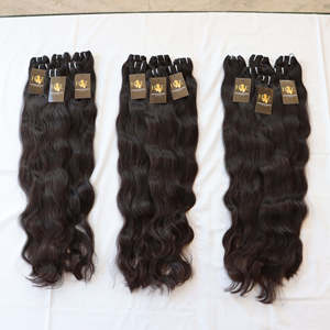Bundles de tissage de cheveux humains bruts de temple indien 100% Virgin Remy couleur personnalisée Styles de vague naturelle de haute qualité - Product Image 2