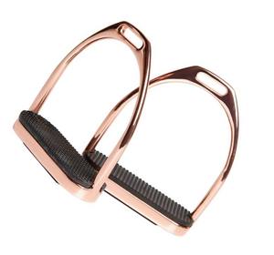 Recién llegado, estribos de caballo amortiguadores de aluminio, ligeros, ajustables, de agarre ancho, suministro OEM de fábrica ecuestre - Product Image 5