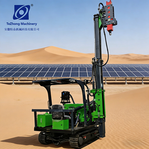 Pilonneuse solaire photovoltaïque légère avec mât rétractable |   Idéal pour la construction de clôtures et de projets photovoltaïques <span class=keywords><strong>à</strong></span> petite échelle - Product Image 2