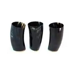 Artesanías naturales hechas a mano Logotipo personalizable Búfalo y vaca Cuerno de buey Taza para beber Calidad Característica impermeable para sus necesidades - Product Image 1