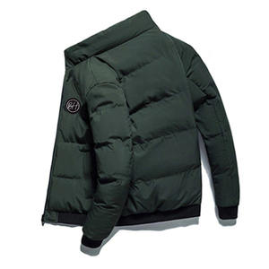 Parkas de invierno para hombre 2022, chaqueta con cuello levantado, cortavientos impermeable y transpirable en lona gruesa de - Product Image 2