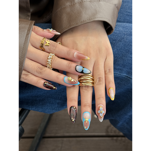 Adesivi per Unghie Eleganti Midnight Heirloom per un Look Alla Moda - Product Image 4