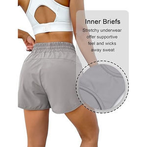 Custom logo Fitness Gym <b>Shorts</b> With Drawstring Fleece Cotton <b>Sweat</b> <b>Shorts</b> <b>Women</b> High Quality Casual <b>Short</b> Pants for <b>Women</b> - Product Image 4