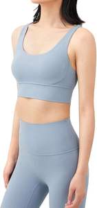 Ensemble de deux soutiens-gorge de sport extensibles à séchage rapide à bretelles respirantes pour la course à pied Yoga Fitness - Product Image 3