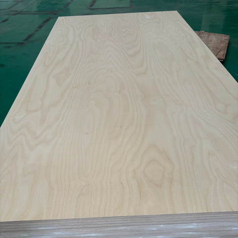 Vietnam Manufactory Eco-friendly Natural Birch Veneer Plywood Sheet 9-12-15-18-21mm Thickness Rubber Core for Commercial