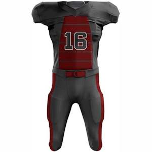 Dernier style, vente en gros, maillot de football américain personnalisé par sublimation, respirant, anti-humidité, grandes tailles, adultes, unisexe, le meilleur - Product Image 2