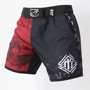 2025 Muay Thai Boxing MMA Training <b>Shorts</b> Wholesale Unisex Cotton <b>Polyester</b> Fashion Design Breathable Durable - Product Image 2
