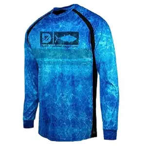 Abbigliamento da pesca più votato abbigliamento da pesca multicolore a maniche lunghe abbigliamento camicie da pesca personalizzate protezione UV asciugatura rapida